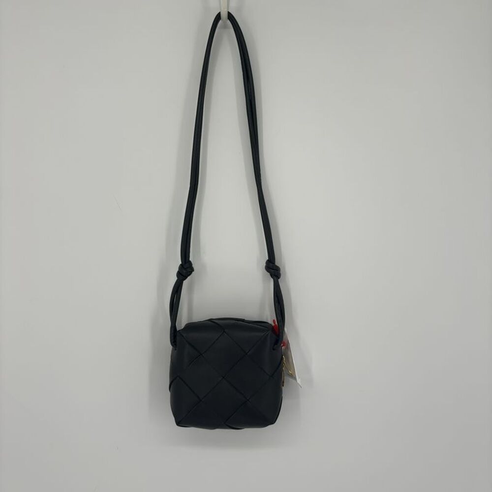 Bottega Veneta Mini Intrecciato Leather Camera Bag